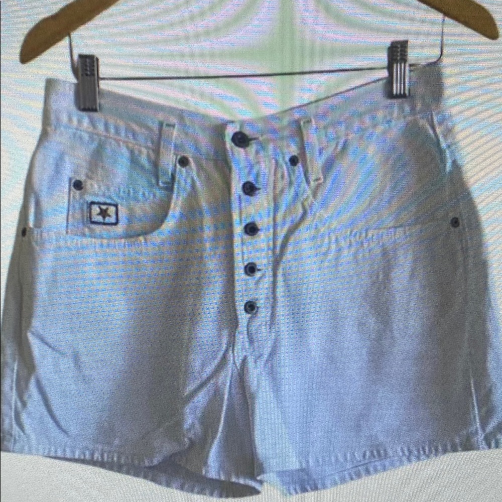 Women's White Athletic Shorts